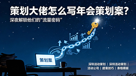 策劃大佬怎么寫活動策劃案？