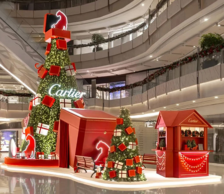 今年圣誕，看看這些大牌怎么做圣誕裝飾